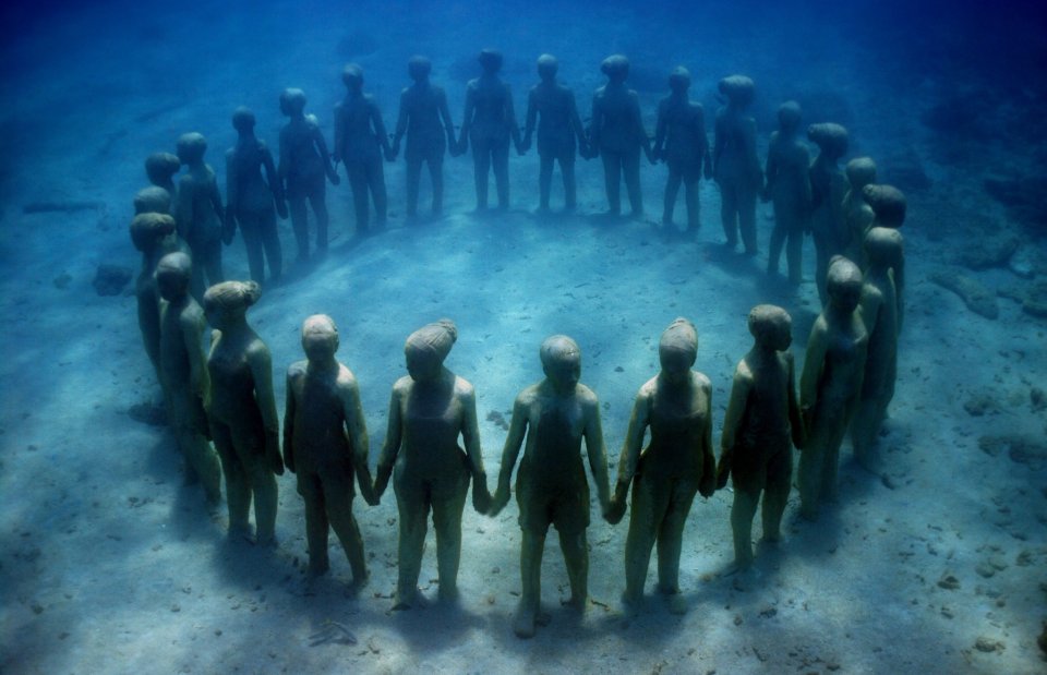 Underwater Sculpture by Jason Taylor