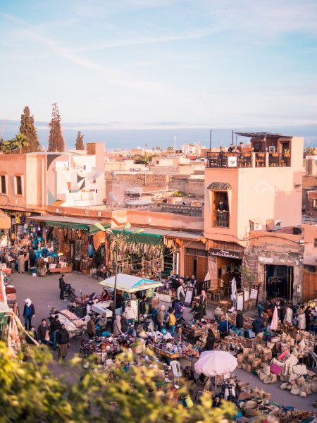 Der "Souk des Epices" von oben - Marrakesch